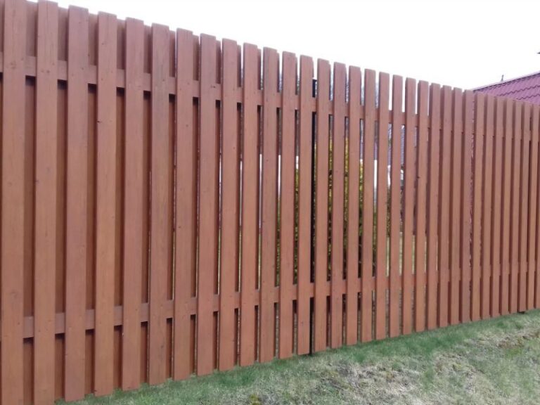 Деревянные заборы