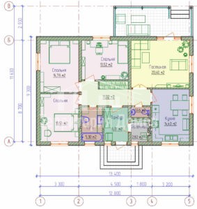 Планировка дома 080-27