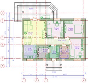 Планировка дома 080-29