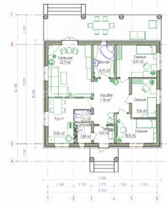 Планировка дома 089-03