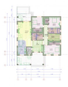 Планировка дома 106-31