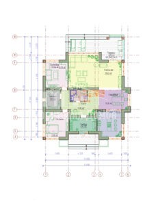 Планировка дома 121-04
