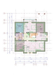 Планировка дома 121-04