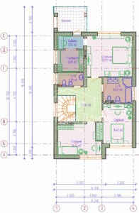 Планировка дома 130-06