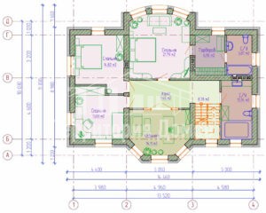 Планировка дома 160-01