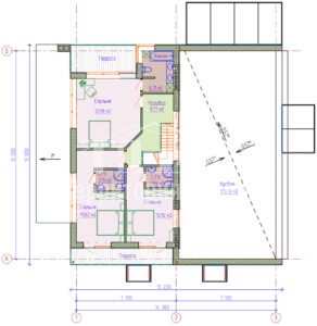 Планировка дома 234-01