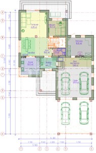 Планировка дома 250-01