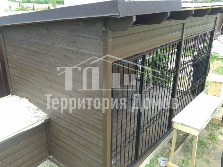 Строительство вольера